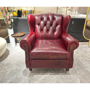Fábrica de fabricación al por mayor de lujo Chesterfield <span class=keywords><strong>sillones</strong></span> antiguo cigarro sofá <span class=keywords><strong>para</strong></span> salón muebles Club silla - Product Image 3