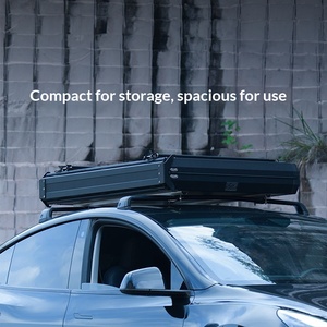 <span class=keywords><strong>Tente</strong></span> <span class=keywords><strong>de</strong></span> <span class=keywords><strong>toit</strong></span> souple X-camp 01 pour tour en voiture tout-terrain transfrontalier, entièrement automatique, ouverture rapide, en alliage d'aluminium pliable pour <span class=keywords><strong>Tesla</strong></span> - Product Image 4
