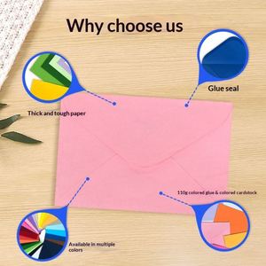 Enveloppe cadeau en papier kraft couleur unie transfrontalière avec double adhésif, style italien, personnalisable avec logo, vente en gros - Product Image 2