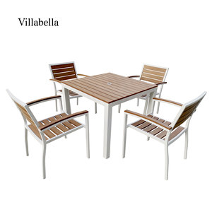 Mobili in legno da giardino tavolo da pranzo sedie di lusso Hotel <span class=keywords><strong>ristorante</strong></span> uso commerciale Patio Set da pranzo - Product Image 5