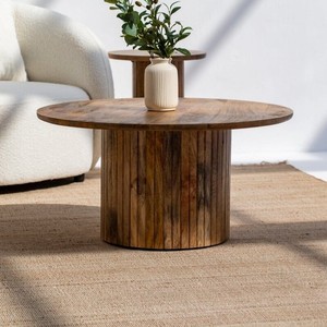 Cave Vòng cà phê lâu dài quyến rũ của chất lượng gỗ craftsmanship tinh tế trung tâm gỗ Vòng Bàn cà phê - Product Image 1