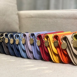 กระเป๋าใส่บัตรและเหรียญผู้หญิงแบบบางพิเศษ ความจุสูง ดีไซน์เรียบง่ายสไตล์เกาหลี พร้อมซิปปิด - Product Image 5