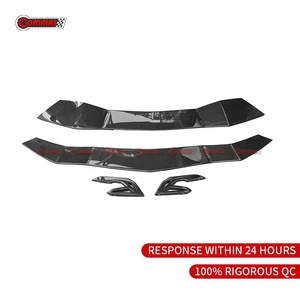 Aileron arrière style Vors en fibre de carbone sèche pour Lamborghini Aventador LP700 LP720 LP750, kit d'aileron arrière pour voiture - Product Image 5