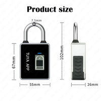 IP65 étanche OEM numérique cadenas intelligent carte empreinte digitale tuya déverrouiller jante dool clé sport cadenas cerradura inteligente