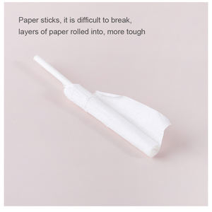 Bastoncini di Cotone 100% Originali per Igiene e Cura della Bellezza, 500 Pezzi con Bastoncino di Carta per Trucco e Pulizia - Product Image 5