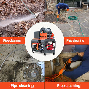 Máquina de Limpieza de Tuberías AMJET de 4000 psi y 4 gpm. Manguera de 300 Bares y 50 Metros <span class=keywords><strong>para</strong></span> Limpiar Tuberías de Drenaje Domésticas y Comunitarias - Product Image 5