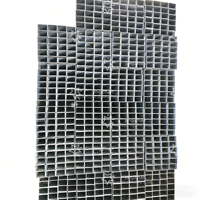 Usine chinoise de tuyaux galvanisés à chaud fournit des tuyaux carrés galvanisés à chaud à haute teneur en zinc