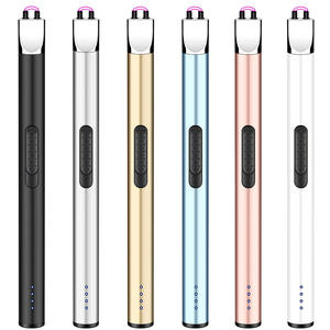 Usine Directe Peinture Colorée Électrique ALUMINIUM En Alliage <span class=keywords><strong>De</strong></span> Zinc Briquet <span class=keywords><strong>Bougie</strong></span> Accessoire <span class=keywords><strong>Bougie</strong></span> Briquet Outil <span class=keywords><strong>D</strong></span>'<span class=keywords><strong>allumage</strong></span> - Product Image 1