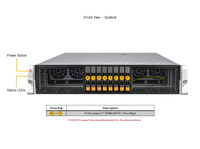 Serveur en rack 2U AS-2126HS-TN, double EPYC 9004/9005, 8 baies de disques 2,5 pouces à échange à chaud pour l'inédition d'IA, la virtualisation cloud et les charges de travail