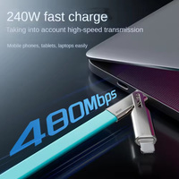 Cable TKT 2 en 1 de Carga Rápida Tipo-C/L, Silicona Líquida Trenzada, 480 Mbps, Metálico, Compatible con iPhone y Android, en Oferta en TikTok