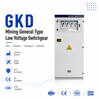 Armoire électrique modulaire GKD IP54 robuste pour système de distribution d'énergie en mine souterraine de charbon