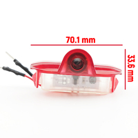 Projecteur de logo de porte de voiture LED, lumière fantôme pour VW Golf 4, Lavida, Touran, Caddy, Beetle, Bora, accessoires de voiture