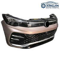 Kit de Carrocería Completo para Volkswagen Tiguan R-Line con Parrilla, Ventilador del Radiador, Faros Delanteros, Sensor de Aparcamiento y Componentes Delanteros