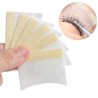 Tampons en coton pour le retrait des cils et tampons anti-irritation pour les yeux en tissu non tissé, outils d'extension de faux cils, tampons adhésifs d'isolation