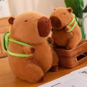 Fluffy Capybara Sang Trọng Búp Bê Kawaii Capybara Với Rùa Đồ Chơi Nhồi Bông Thú Nhồi Bông Trẻ Em Juguetes Món Quà Sinh Nhật Trang Trí Nội Thất - Product Image 3