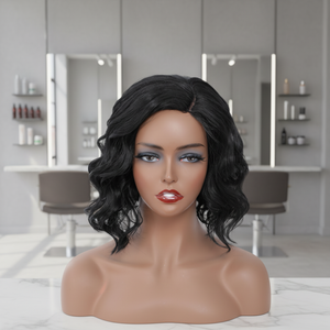 Peluca de Ondas Sueltas Premium de 11 Pulgadas y 125 g - Sintética de Primera Calidad/Frente de Encaje Resistente al Calor, Aspecto Natural y Ajuste Cómodo para Mujeres - Product Image 5