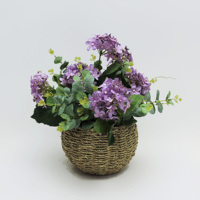 Flores Artificiales en Maceta de Alta Simulación, Diseño Moderno, Ecológicas, Duraderas, Decoración para Jardín Interior y Exterior