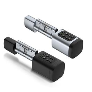 Ngoài trời không thấm nước tuya/ttlock thông minh xi lanh khóa Keyless vân tay mở khóa OEM kỹ thuật số điện tử Euro gỗ thẻ nhớ - Product Image 1