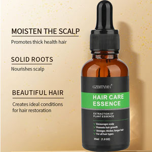 Sérum de croissance capillaire 100% pur et biologique avec acide hyaluronique et ingrédients chimiques, rafraîchissant, 30 ml, étiquettes personnalisées pour huile capillaire - Product Image 4