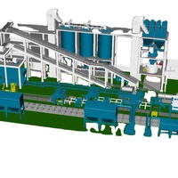 Planta de Reciclaje de Arena Verde/Arcilla para Piezas de Fundición, Proceso Automático, Bomba, Motor, Alta Capacidad 1000-15000