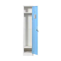Casier métallique pour étudiants, 4 portes, en métal