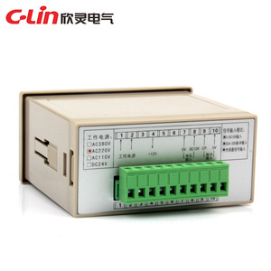 Tachymètre de marque Xinling HHZ1 tension d'affichage numérique 6 bits 0-10V capteur de signal d'impulsion ligne d'entrée compteur de vitesse - Product Image 4