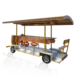 รถเข็นเบียร์เคลื่อนที่แบบเฟรมเหล็กเฟืองเดี่ยวพร้อมดิสก์เบรกแบบธรรมดาสำหรับขาย - Product Image 6