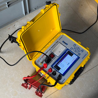 Micro-ohmmètre DC 50/100A pour mesurer la résistance de boucle, avec fonction de stockage de 100 jeux de données de mesure, plage de mesure de 10 à 600 secondes