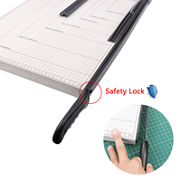 Cutter manuel ZEQUAN pour papier plat, format A4, pour cartes de visite et photos, avec lame latérale de table de coupe