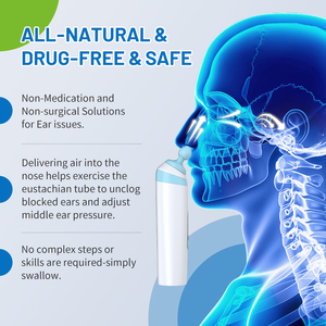 Dispositivo per il Sollievo della Pressione Auricolare, Soffiatore per Tubo di Eustachio, Bilanciamento della Pressione Auricolare, Migliora l'<span class=keywords><strong>Acufene</strong></span> per Viaggi in Aereo, Immersioni e Nuoto - Product Image 3