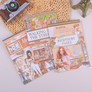 Livre d'autocollants vintage sans découpe, style européen et américain, avec matériaux <span class=keywords><strong>de</strong></span> personnage, thème contes <span class=keywords><strong>de</strong></span> fées - Product Image 2