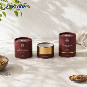 Customized Kraft Tube Packaging for Food Container Round Cardboard Cylinder Packaging Eco-friendly Honey <b>Jar</b> Candle Paper Tubes - Product Image 1