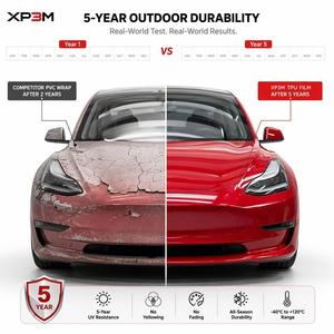 XP3M Matte Purple Mist Silver Matte Satin TPU Color PPF Car Color Shift PPF 7.5 Mil Self Healing Anti Scratch Anti Yellowing - Product Image 5