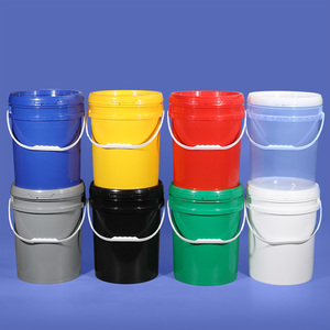 Seau <span class=keywords><strong>en</strong></span> plastique de haute qualité, grande capacité, 20 litres, <span class=keywords><strong>5</strong></span> gallons, pour lessive, seau <span class=keywords><strong>en</strong></span> plastique personnalisé de qualité alimentaire avec couvercle et bec verseur - Product Image 4