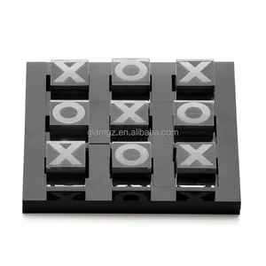 Hot Sale Acrylic Tic Tac Toe Game Educational Game For Set Tic Tac Toe Game Set Entertainment PMMA Gift Color Options