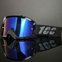 Lunettes de motocross 100LK, lunettes de vélo tout-terrain, monture en PC à bord complet, légères, verres interchangeables, multicolores, sports moto, plein air