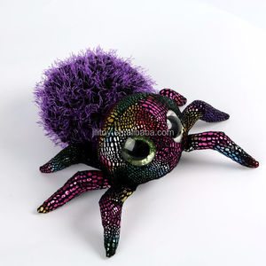 Halloween New Design Sequin Big Eye Spider Plush Toy <strong>Scary</strong> Stuffed Animal <strong>Doll</strong> for Halloween Decorations - Product Image 3