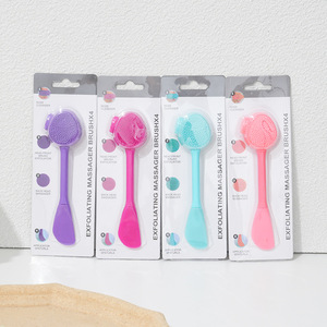 Cepillo de Silicona de Doble Punta para <span class=keywords><strong>Limpieza</strong></span> <span class=keywords><strong>Facial</strong></span>, Herramienta Reutilizable para el Cuidado de la Piel, para Mascarillas de Lodo/Crema/Gel, Cepillo para <span class=keywords><strong>Limpieza</strong></span> <span class=keywords><strong>Facial</strong></span> <span class=keywords><strong>Profunda</strong></span> - Product Image 3