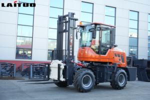 מלגזה טלסקופית דיזל LaiTuo SDLT8.0T לכל סוגי השטח 4x4, 8 טון, עם תורן דו-שלבי - Product Image 5