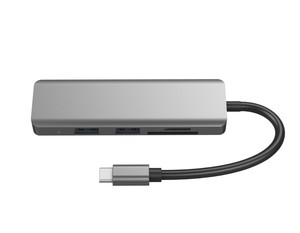 OEM ODM <span class=keywords><strong>5</strong></span>-Trong-1 Loại C Hub 4K Cho 2.0 Nhôm Docking Station Với Thẻ SD Hỗ Trợ Truyền Dữ Liệu & Sạc-Cổ Phiếu - Product Image 5