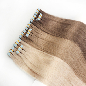 Extensioni per capelli con nastro adesivo in capelli umani vergini europei al 100% a doppia trama, all'ingrosso, di gran successo - Product Image 5