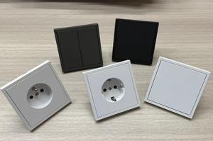Nguồn cung cấp điện EU pháp Đức tiêu chuẩn ổ cắm và chuyển đổi với PC sơn Đối với trang chủ điện tường chuyển đổi ánh sáng - Product Image 5