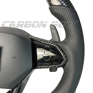 Volante de Fibra de Carbono Directo de Fábrica para Volkswagen MK8 MK7 MK6 Golf R <span class=keywords><strong>GTI</strong></span> GTD GTE <span class=keywords><strong>Polo</strong></span> Golf8 Golf7 - Product Image 2