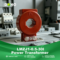 Transformador de Corriente Circular Monofásico de Una Bobina DOHO LMZJ1-0.5-30I-0.2s, Entrada de 0.5KV, Medición de Corriente de 50/60Hz