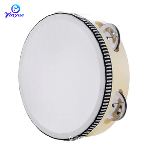 แทมบูรีนไม้ขนาด 6 นิ้ว ขอบสีดำ สำหรับเด็กเพื่อการศึกษาปฐมวัย - Product Image 2