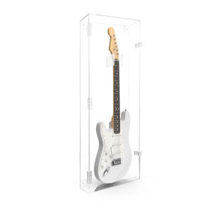 Usine en gros taille personnalisée boîte de <span class=keywords><strong>guitare</strong></span> en acrylique transparent vitrine de <span class=keywords><strong>guitare</strong></span> électrique en acrylique - Product Image 1