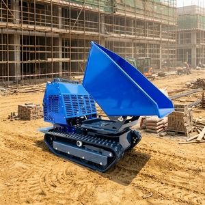 Camion à benne rotative Kc1200, produits les plus vendus, benne rotative sur chenilles en caoutchouc Kc1200, 1,2 tonne, mini-dumper hydraulique, CE EPA - Product Image 6