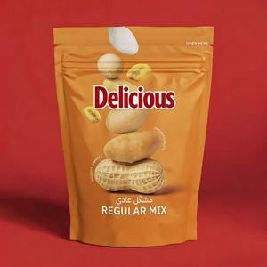Custom <b>Biodegradable</b> Stand up Pouch Snack <b>Packaging</b> Plastic Aluminum Foil Doypack With Zipper Food Nuts <b>Packaging</b> Bags - Product Image 1