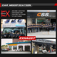 Système d'échappement en alliage de titane pour Lexus RCF 2015