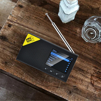 Easy White Portable Lcd horloge réveil réveil Rechargeable Hifi sans fil chargeur bande 3 Fm/Am TF Dab Radio Portable